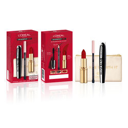 L'Oreal Paris Look On the Go I Am Worth It Reds Routine Makeup Set