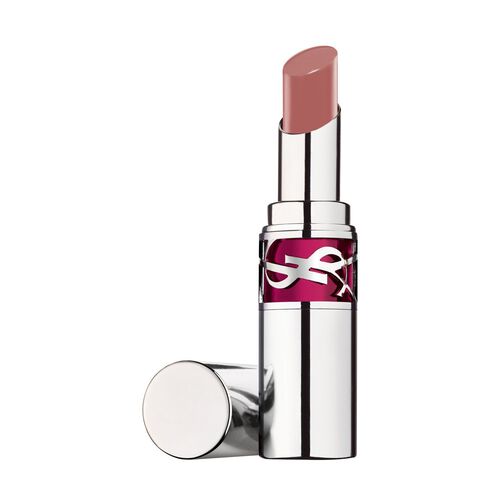 YSL Loveshine Candy Glaze Lipstick 15 Showcasing Nude