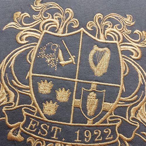 Traditional Craft Adults Grey Four Province of Ireland Hoodie XS