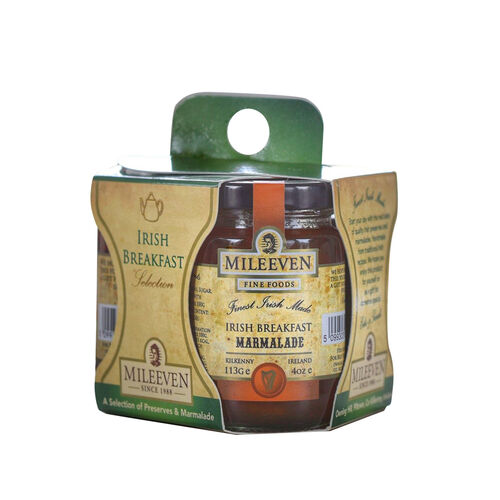 Mileeven Breakfast Tri Pack Summer Fruits Preserve: 113g Raspberry Preserve: 113g Marmalade: 113g