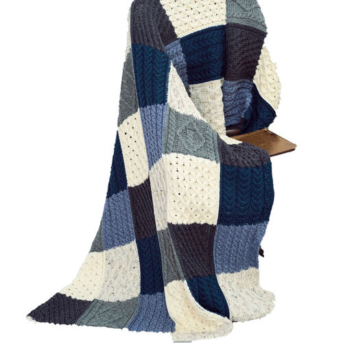 Aran Woollen Mills Intarsia Throw