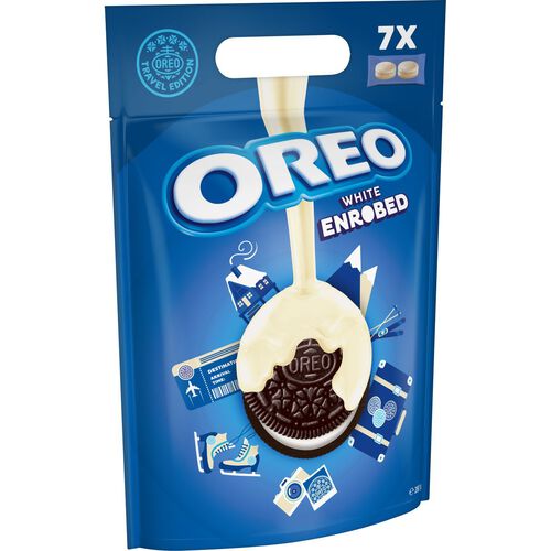 Oreo Oreo cookies enrobed in white chocolate 287g