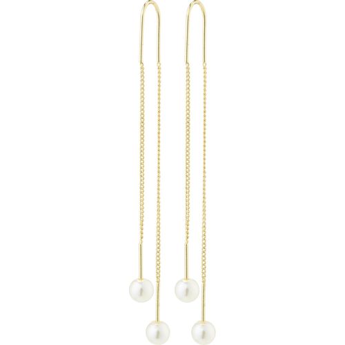 Pilgrim EUONIA pearl chain-earrings gold-plated