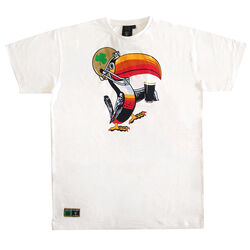 Guinness White Guinness Toucan Stripe Slv Mens T-shirt XL