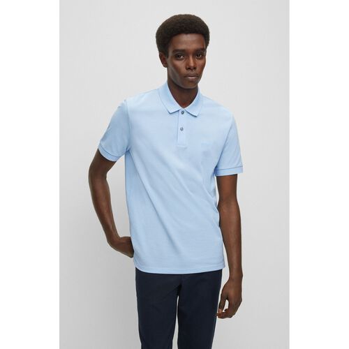 Boss Mens Polo Pastel Blue Pallas