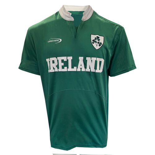 Irish Memories Shamrock Crest Performance Rugby T-Shirt L