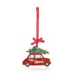 Tipperary Crystal Sparkle Car With Tree Christmas Ornament