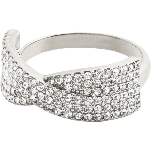 Pilgrim SHEA recycled crystal ring silver-plated