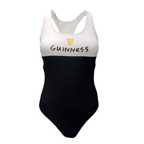 Guinness Black and White Swimsuit L