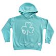 Traditional Craft Kids Ocean Green Ireland Shamrock Kids Hoodie 3-4 Years