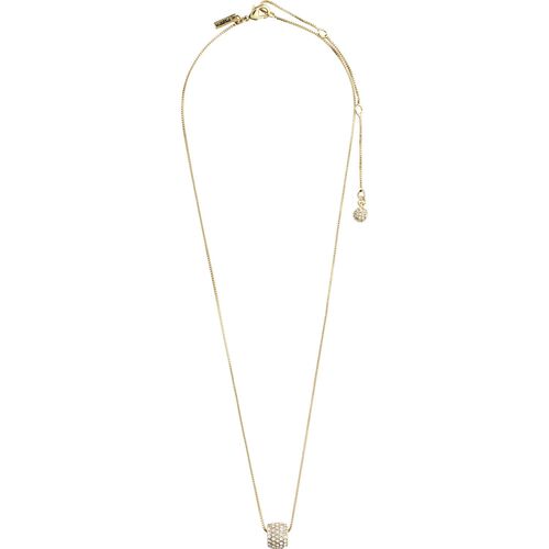 Pilgrim SHEA recycled crystal pendant necklace gold-plated