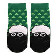 Traditional Craft Kids Green/White Shamrock Sheep Kids Socks 4-8 Months