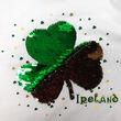 Traditional Craft Kids White Two Way Shamrock Sequin Long Sleeve Top 3-4 Years