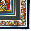 Book of Kells Celtic Knot Orange & Cream Ladies Scarf