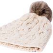 Aran Woollen Mills Bobble Hat  White