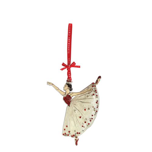 Tipperary Crystal Ballerina Christmas Ornament