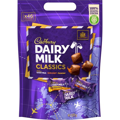 Cadbury Dairy Milk Classics Mixed Pouch 520g