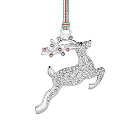 Newbridge Reindeer With Clear & Ab Stones Decoration