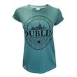 Irish Memories Ocean Green Luck of the Irish Ladies T-Shirt M