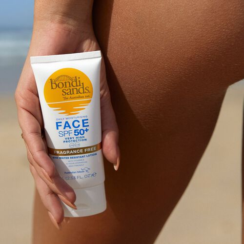 Bondi Sands SPF 50+ Fragrance Free Face Sunscreen Lotion 75ml