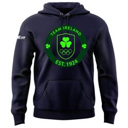 McKeever Sport Navy Team Ireland Logo Hoodie S