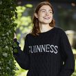 Guinness Black Aran Knit Jumper XS