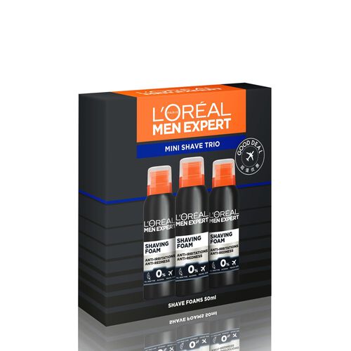 L'Oreal Paris Men Expert Mini Shaving Foam Trio 150ml