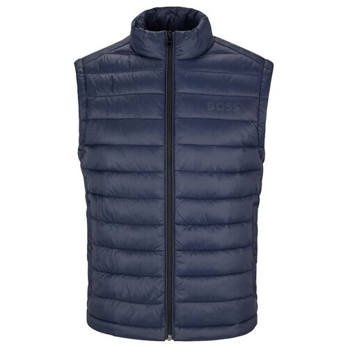 Boss Mens Outerwear Waistcoat Dark Blue Calano