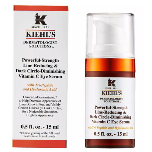 Kiehls Powerful-Strength Line-Reducing and Dark Circle-Diminishing Eye Serum  15ml