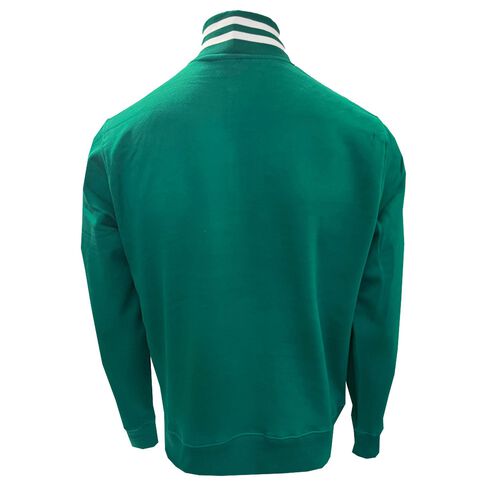 Irish Memories Retro Ireland Shamrock Crest 1/4 Zip Top XS