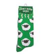 Traditional Craft Adults Sheep Socks Green