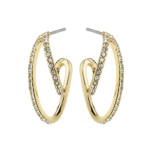 Pilgrim ETTY crystal earrings gold-plated