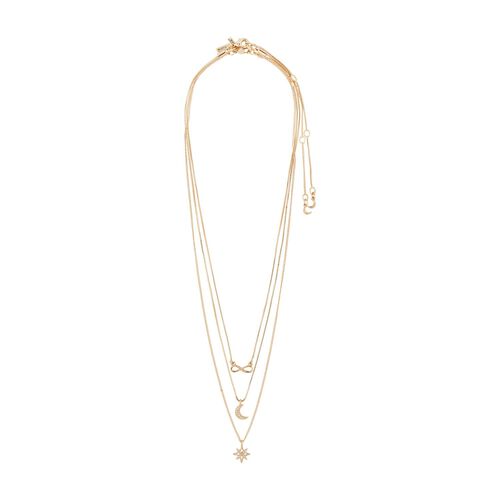 Pilgrim RAIN recycled necklaces, 2-in-1 set, rosegold-plated