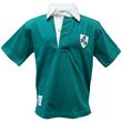 Irish Memories Retro Shamrock Crest Kids Rugby T-Shirt 11-12 Years