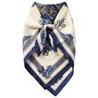 Book of Kells The Book of Kells Square Signature Scarf  Blue