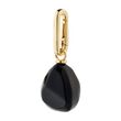 Pilgrim Charm Black Agate Pendant Lobster Clasp Gold Charm black agate