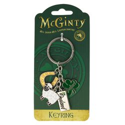 Irish Memories McGinty Sheep Charm Keyring