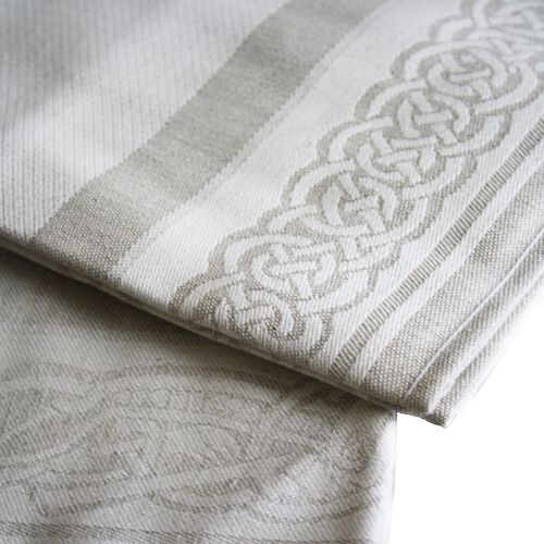 Irish Memories Natural Linen Printed Tea Towel