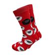 Traditional Craft Adults Sheep Socks Red