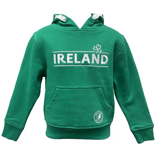 Irish Memories Green Ireland Shamrock Kids Hoodie 1-2 Years