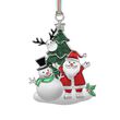 Newbridge Santa And Snowman Christmas Tree Decoration