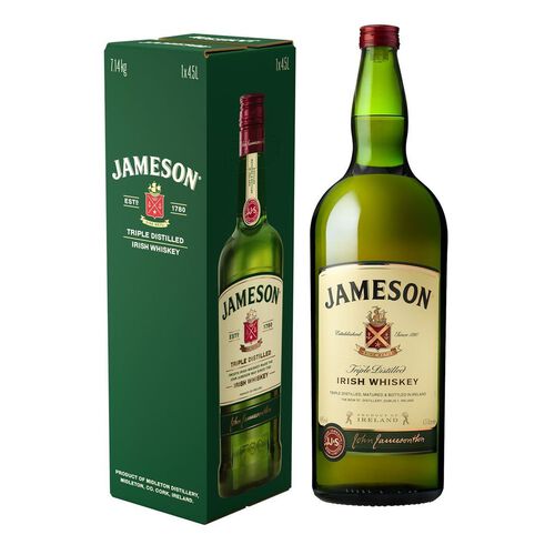 Jameson Original Irish Whiskey 4.5L Cradle