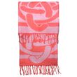 Patrick Francis Large Celtic Knot Coral & Cream Wrap Scarf