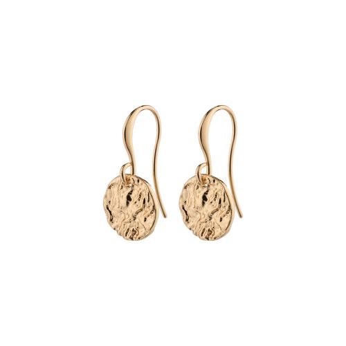 Pilgrim LENNON recycled coin earrings rosegold-plated