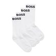 Boss Mens Socks 2 Pack White Sport