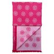 Patrick Francis Celtic Knot Magenta Wool Scarf