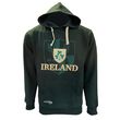 Irish Memories Green Ireland Shamrock Crest Hoodie M