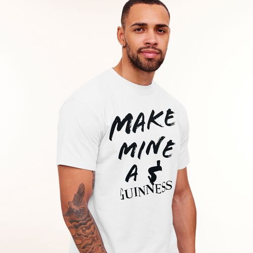 Guinness "Make Mine A" White T-shirt S