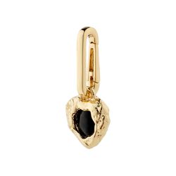 Pilgrim Charm Black Agate Pendant Gold Plated Charm crystal