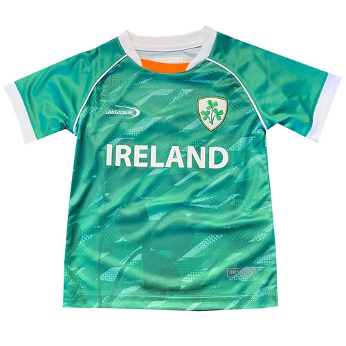 Lansdowne Kids Ireland Kids Performance T-shirt in Green 9-10 Years